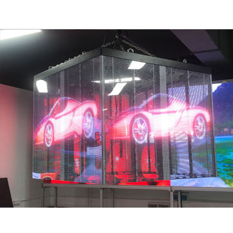 شاشة HD الشفافة للوحة العرض LED P3.91-7.8 للداخل والخارج