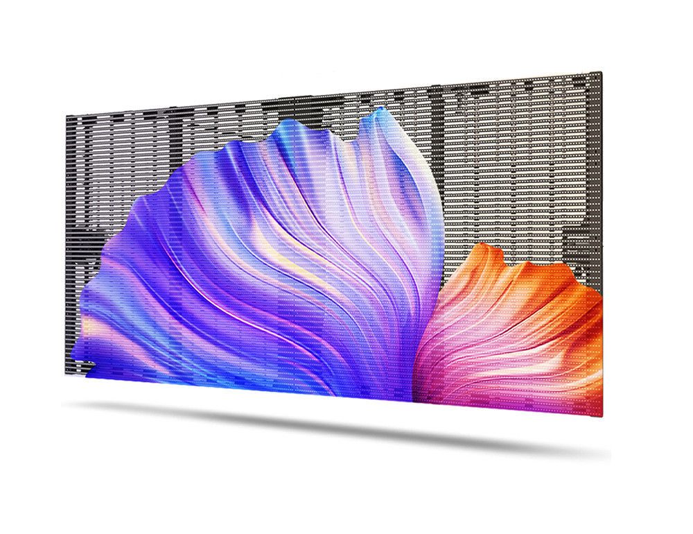 P2.6-5.2 HD شاشة عرض LED شفافة 2500 نيتس تثبيت معلق