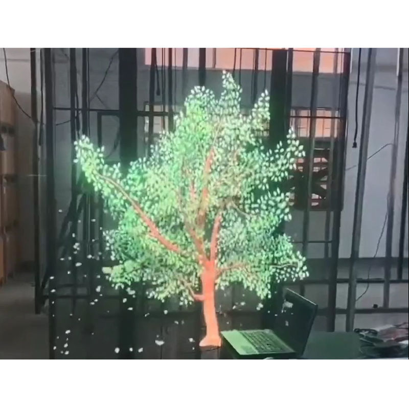 لوحة عرض 4K ضئيلة شفافة LED متعدد الألوان عالية الوضوح