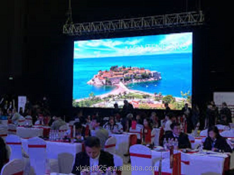 P2.97 64x64 استئجار شاشة عرض LED SMD1921 لون كامل للمسرح