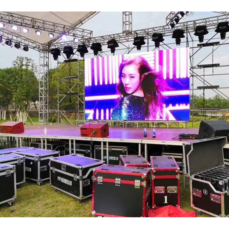 P2.604mm LED Wall On Hire معدل تحديث 3840 هرتز لأداء المسرح