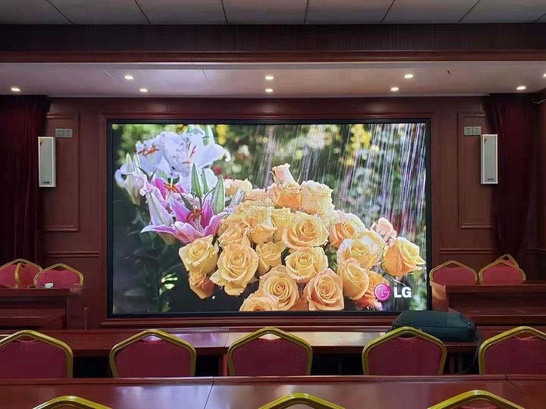 HD الإعلانات الداخلية شاشة عرض LED كامل اللون 16 بت