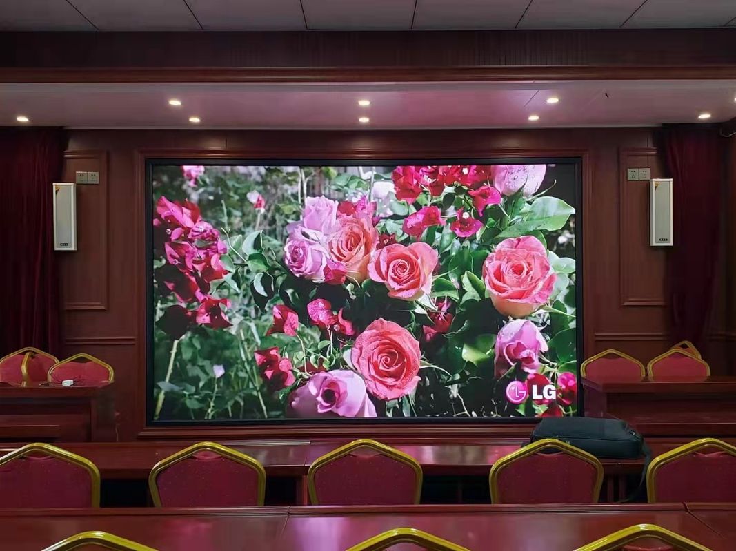 HD الإعلانات الداخلية شاشة عرض LED كامل اللون 16 بت