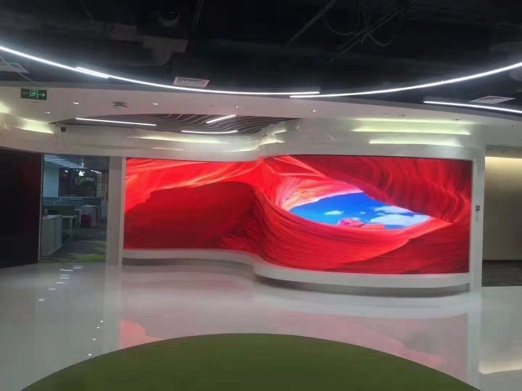 HD الإعلانات الداخلية شاشة عرض LED كامل اللون 16 بت