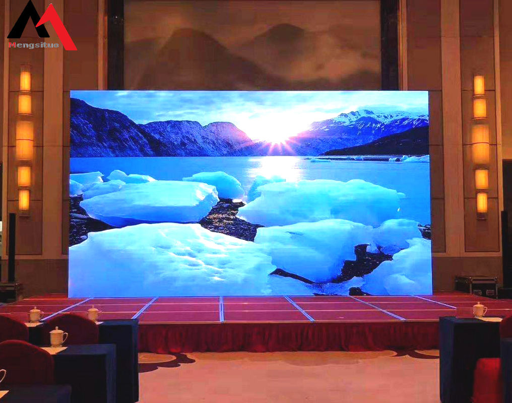 160x80 جدار فيديو داخلي دائم ، شاشة عرض LED للإعلانات الداخلية