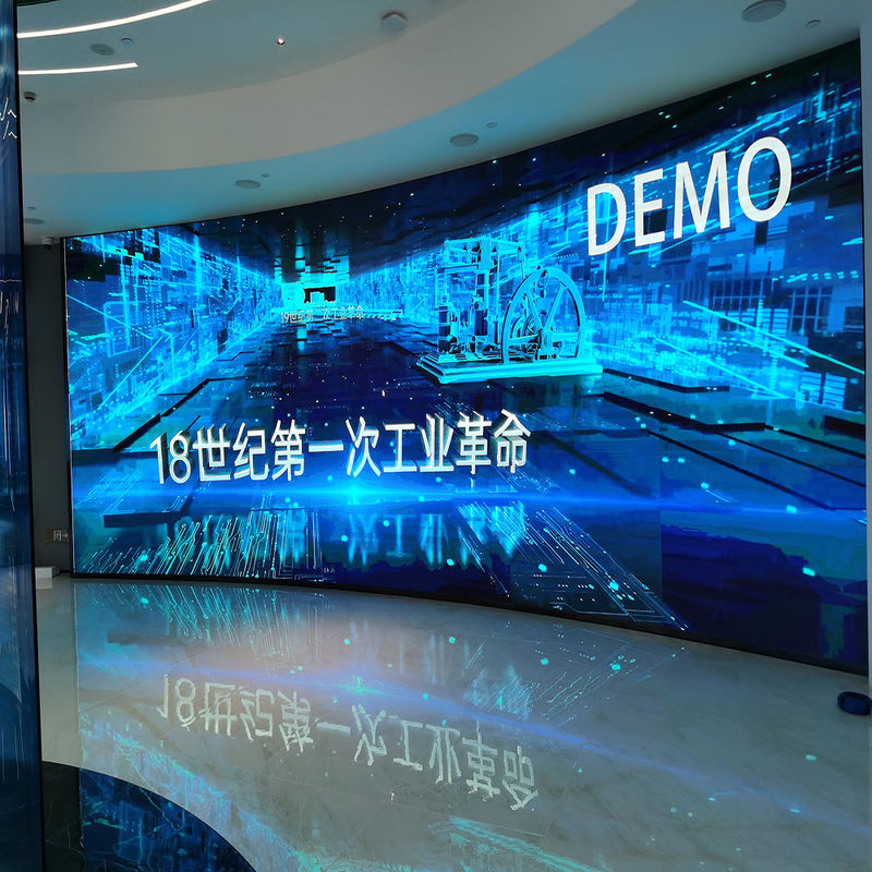 3840 هرتز منحني حفلات فيديو جدار ، SMD1515 شاشة LED للمسرح عرض