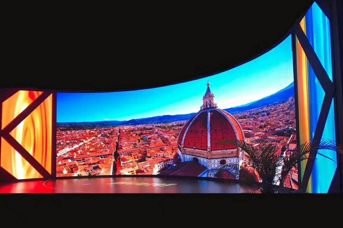 160x320mm المسرح LED جدار الفيديو للأحداث متعددة الوظائف مرنة