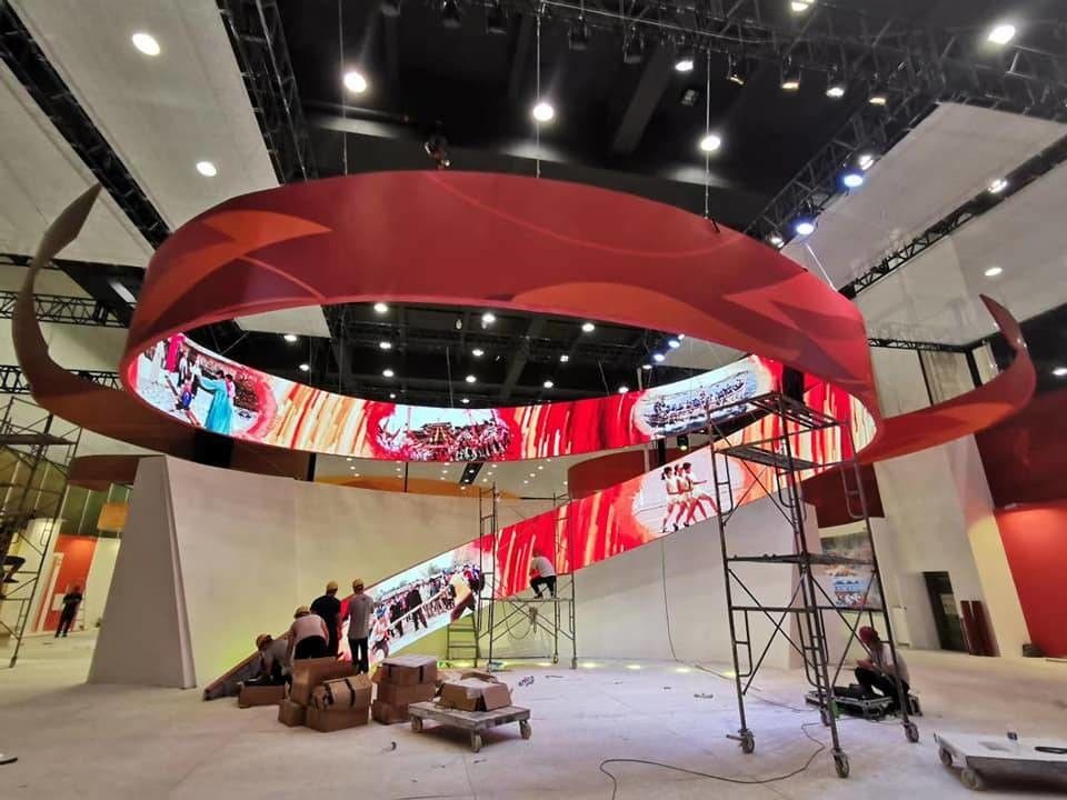 160x320mm المسرح LED جدار الفيديو للأحداث متعددة الوظائف مرنة