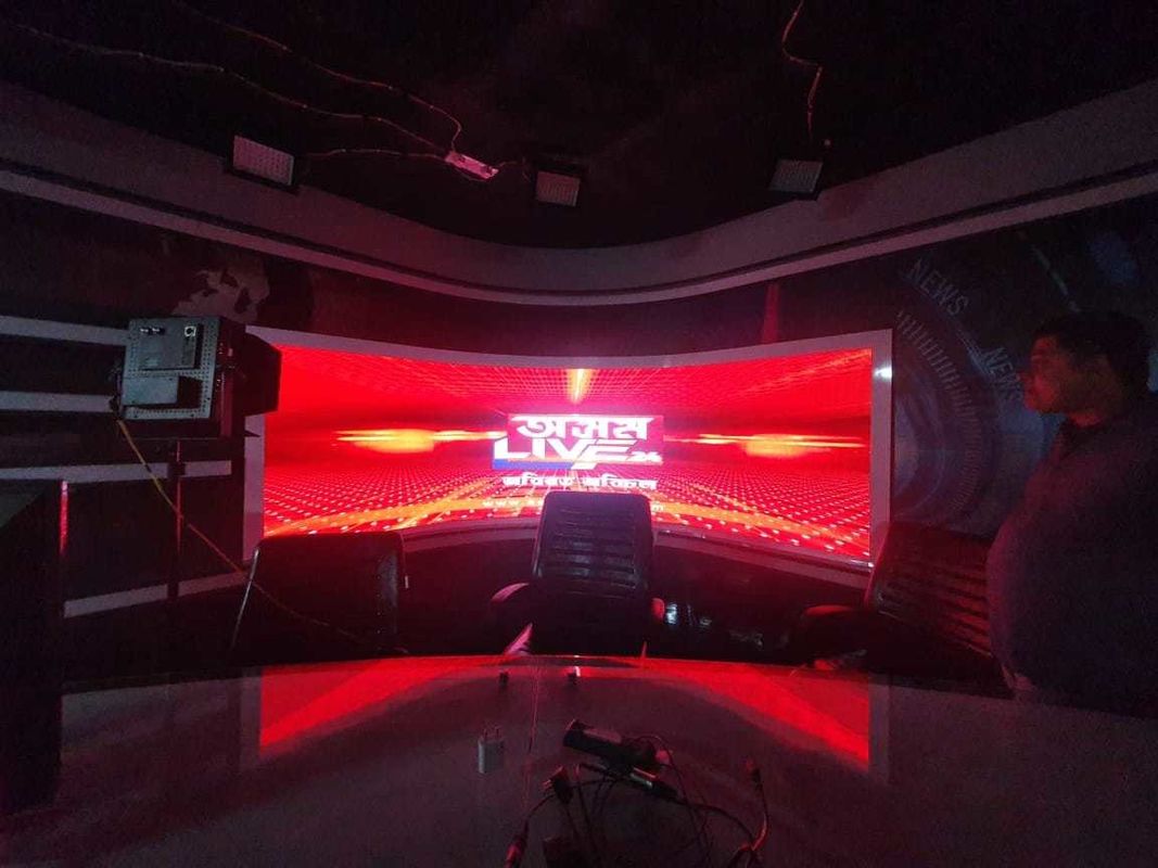 عرض RGB HD للمسرح LED متعدد الألوان مرن للحفلات الموسيقية