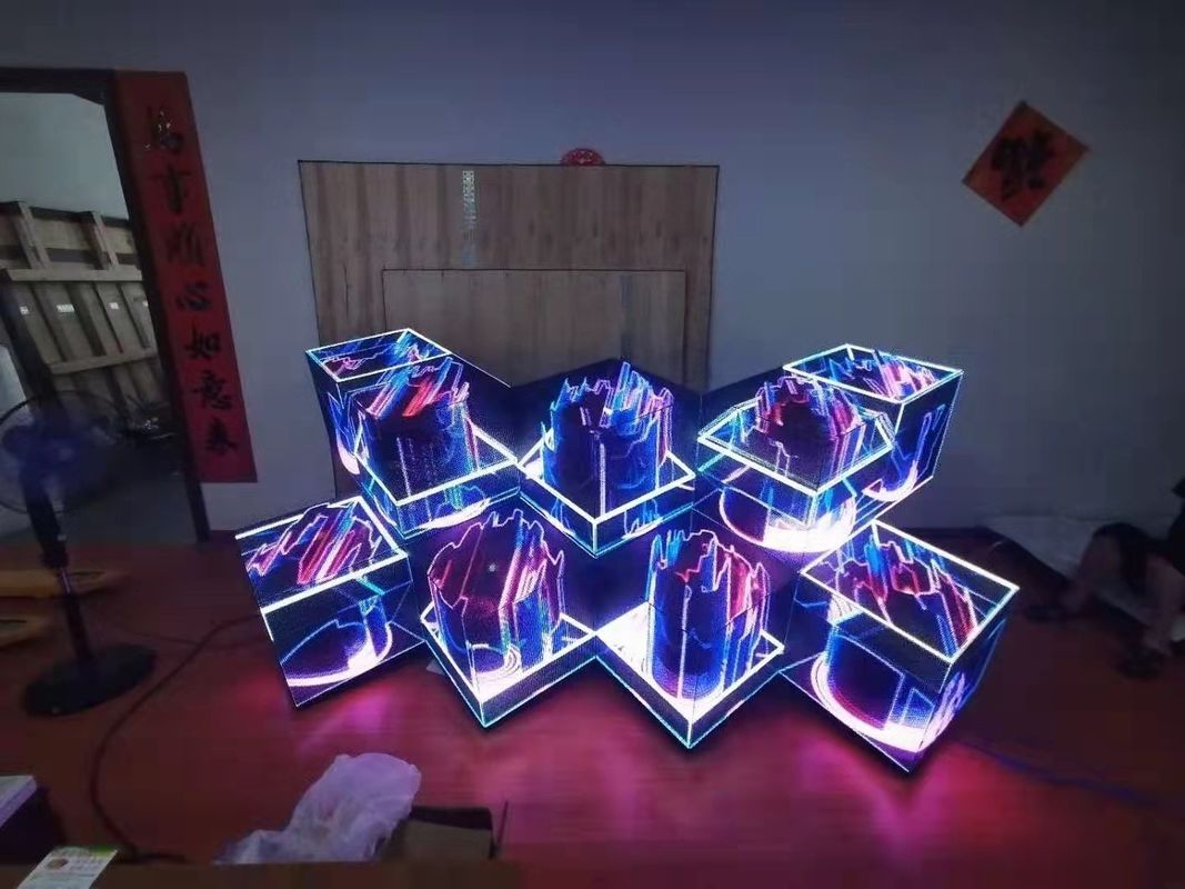 شاشة عرض LED خفيفة الوزن مرنة الحائط الشاشة متعددة الألوان 2mm مساحة البكسل
