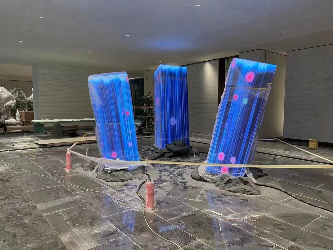 حائط فيديو LED منحني بدون مسام ، عرض LED العرض الوحدة الناعمة